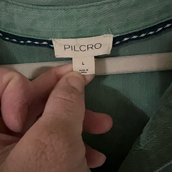 pilcro patch pocket collared popover - Picture 4 of 7